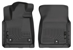 Toyota Sequoia Floor Liners - Front - Husky Liners - WeatherBeater - Black - 2012